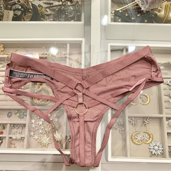 [🌟 PRICE FIRM] VS Mauve Rose Taupe Very Sexy Strappy Back Cheeky Panty - Picture 6 of 12